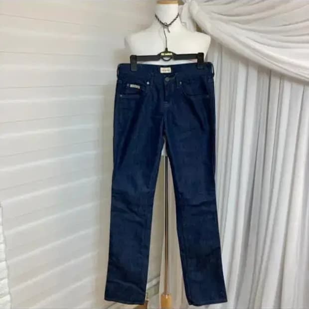 ck 로우라이즈 일자바지 y2k