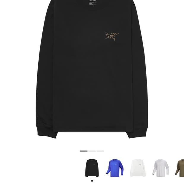 아크테릭스 롱슬리브 