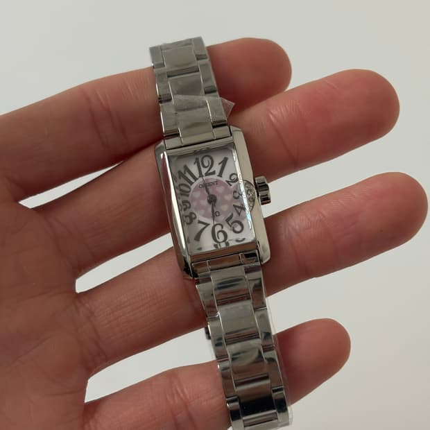 2000s Silver Tank Ladies Quartz