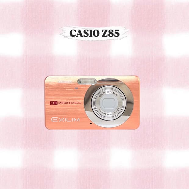 카시오 엑슬림 Z85 오렌지 빈티지디카