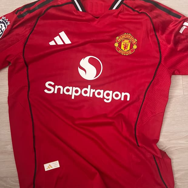 아디다스 25/26 맨유 유니폼 브페 마킹 M