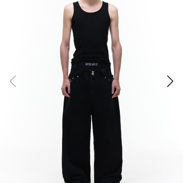 Op. 09 SIG LIQUID DENIM PANTS BLACK
