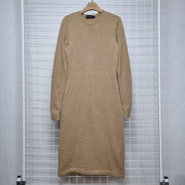 폴로 캐시미어 엘보패치 니트원피스 S