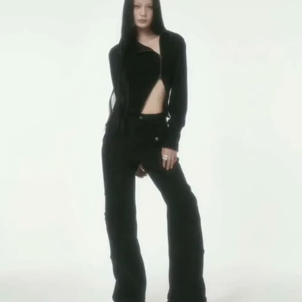 bonnae 본네 스웨이드 팬츠 블랙 1사이즈