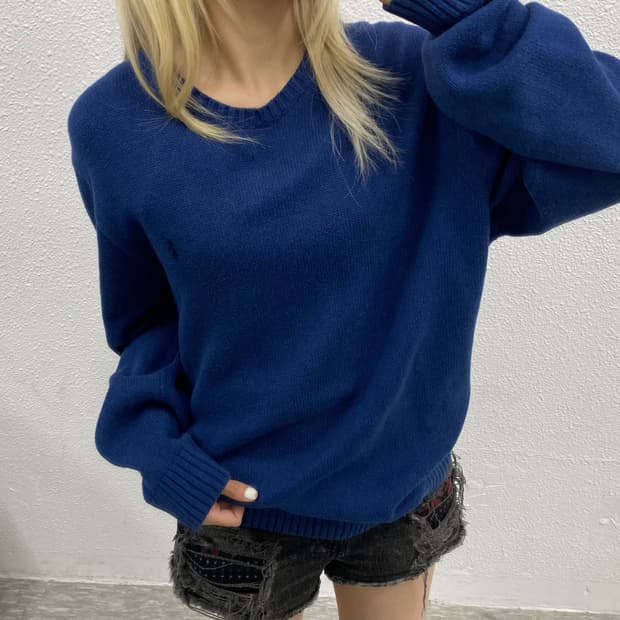 폴로 랄프로렌 네이비포니 네이비 니트 XL