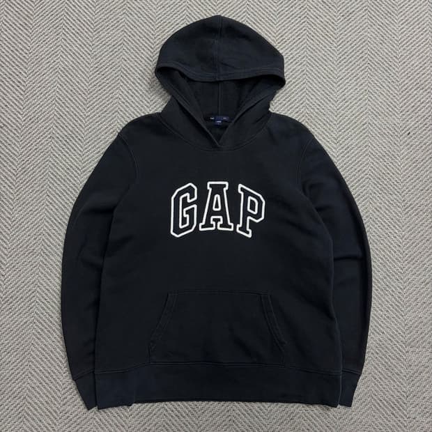 갭 베이직 로고 후드티 v1726