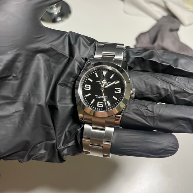 NH35 세이코 익스플로러 36mm 새상품 (커스텀)