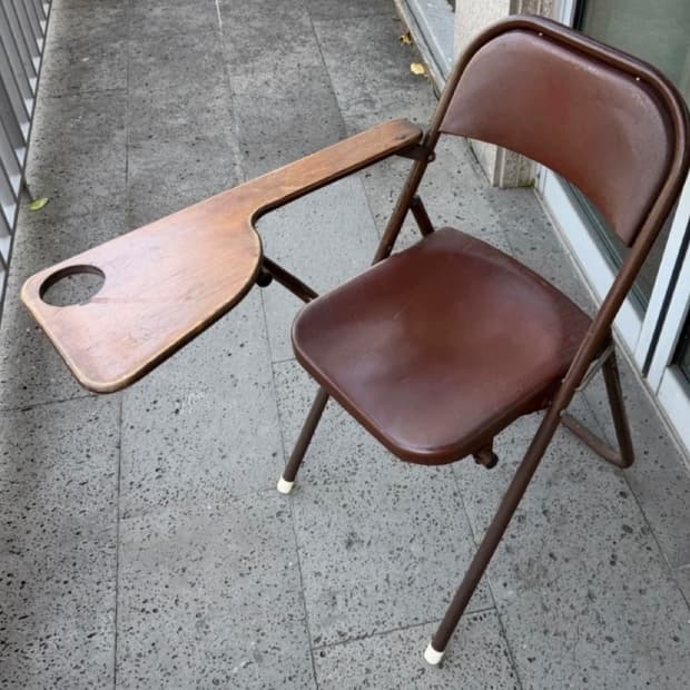 1950s 빈티지 폴딩체어 해