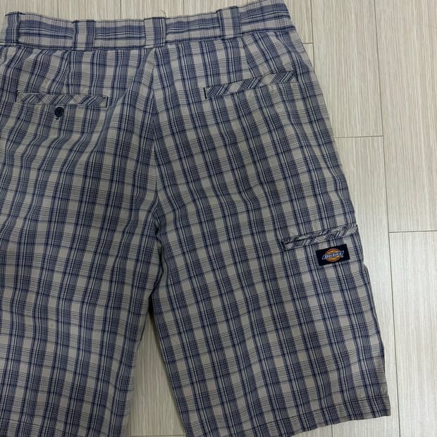 USA VINTAGE 디키즈 체크 워크팬츠 반바지