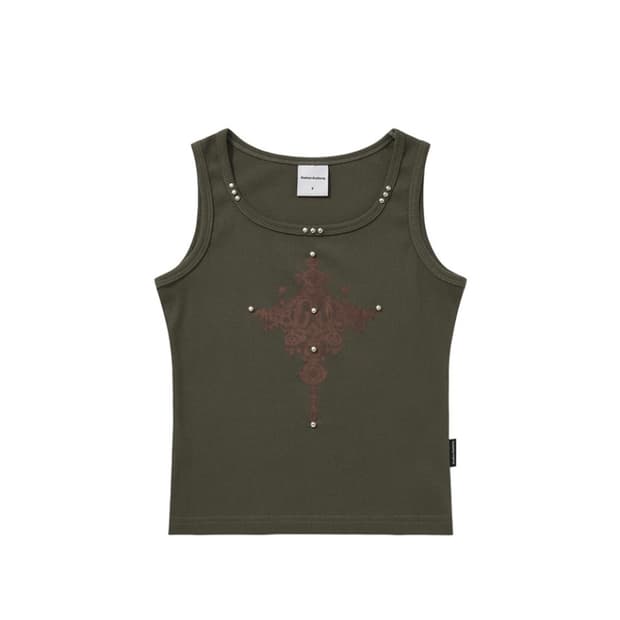 가터갤러리 GOTH STUD SLEEVELESS
