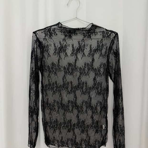 [vintage] See-through blouse
