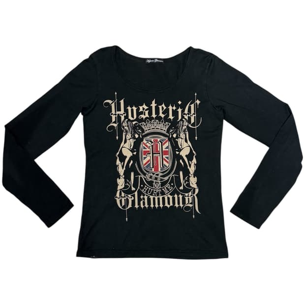 히스테릭 글래머 아카이브 런던 히스걸 롱슬리브 티셔츠