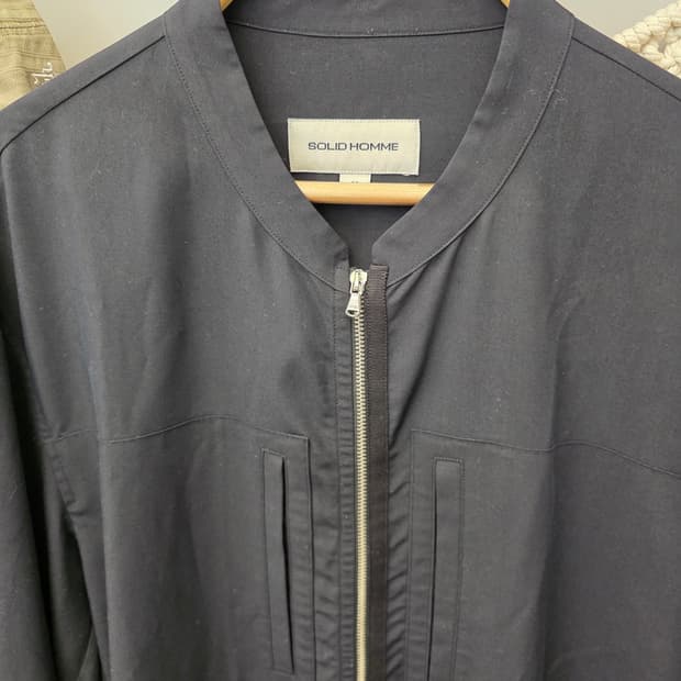 솔리드옴므 집업 블루종 48