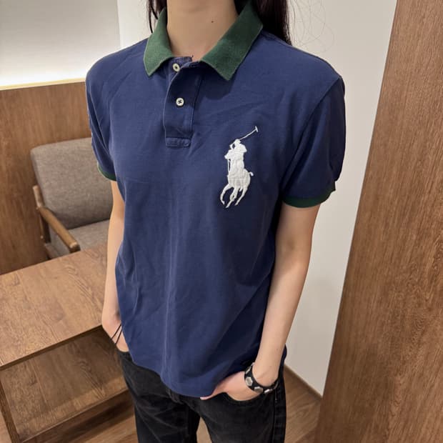 폴로 랄프로렌 빅포니 카라티 네이비