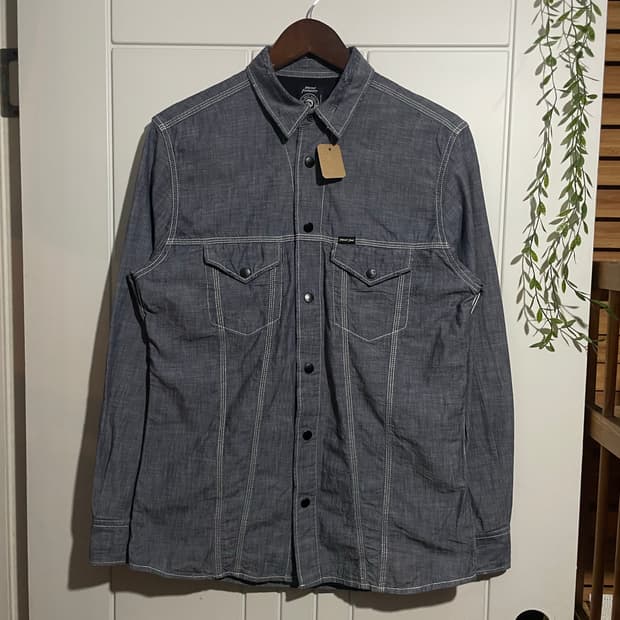 데님 트러커 셔츠