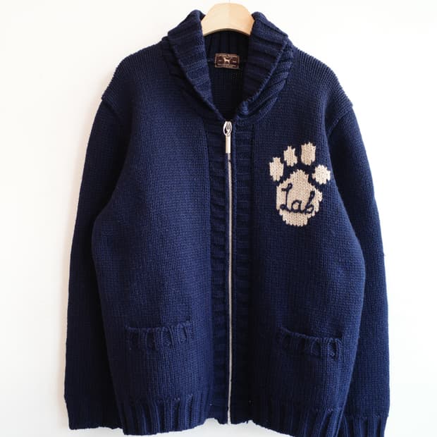 Labrador Retriever 핸드메이드 집업 니트 