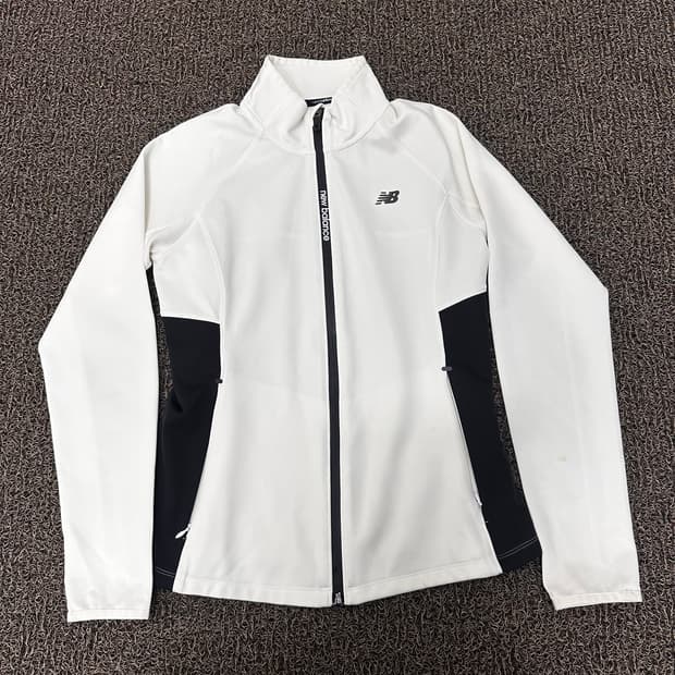 뉴발란스 여성 집업 져지 화이트 90사이즈