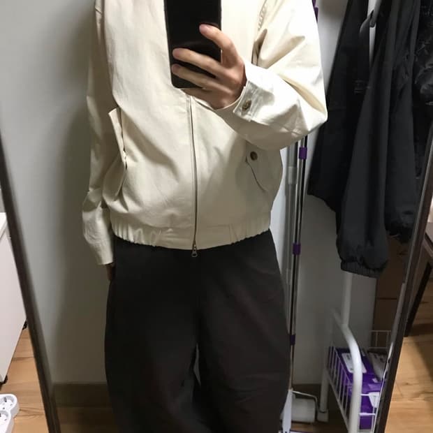아이보리 자켓