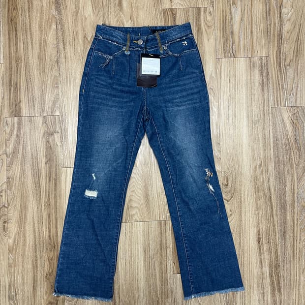 (새상품) 타임 컷오프 부츠컷 청바지 26