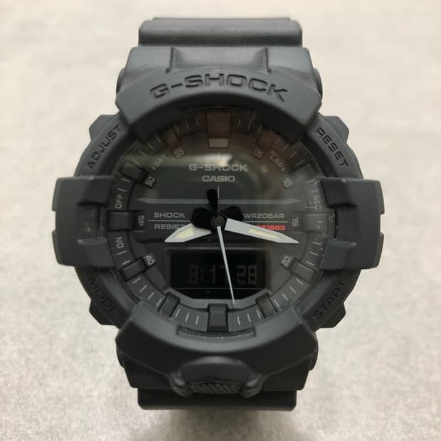카시오 지샥 35주년 올블랙 매트블랙 ga-835a