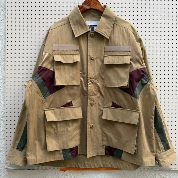 FACETASM PATCHWORK ARMY NYLON 파세타즘 자켓