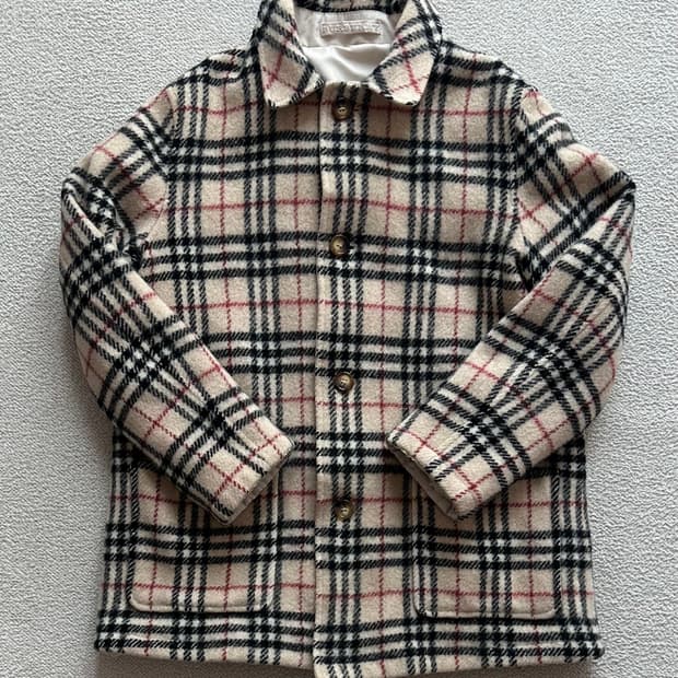 버버리 체크 리버시블 자켓