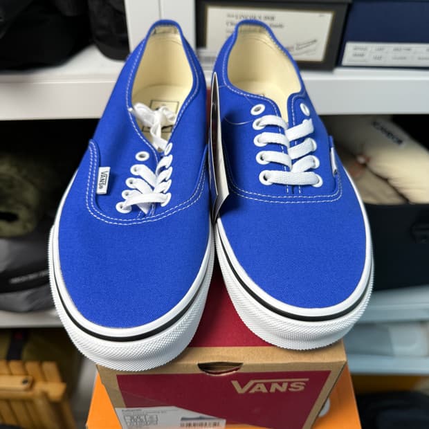 반스 어센틱 다즐링 블루 270사이즈