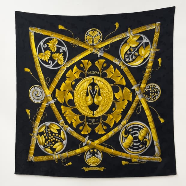 에르메스 까레 다이묘 스카프