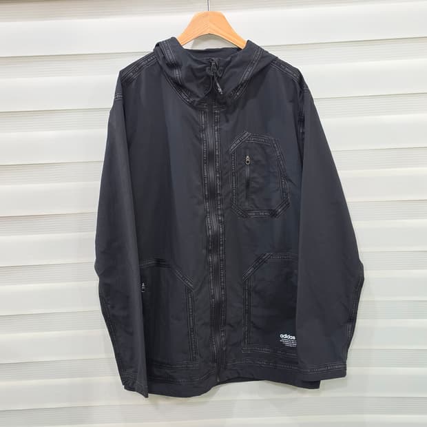 아디다스 엔엠디 바람막이 후드 집업자켓- 2XL