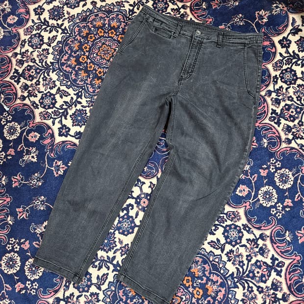 시리즈(Series) 22fw 차콜 워시드 베기 흑청 데님 