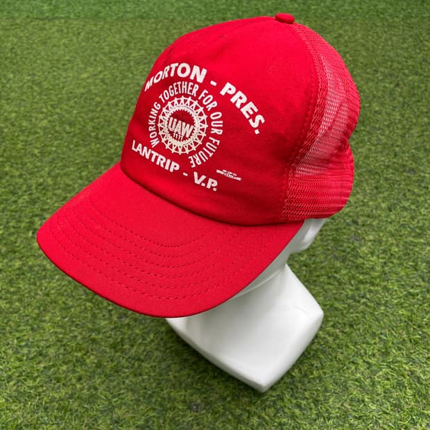빈티지 트러커 캡 🇺🇸 UAW Morton Cap c.67