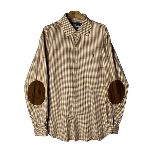 [Polo] 폴로랄프로렌 엘보패치 체크셔츠