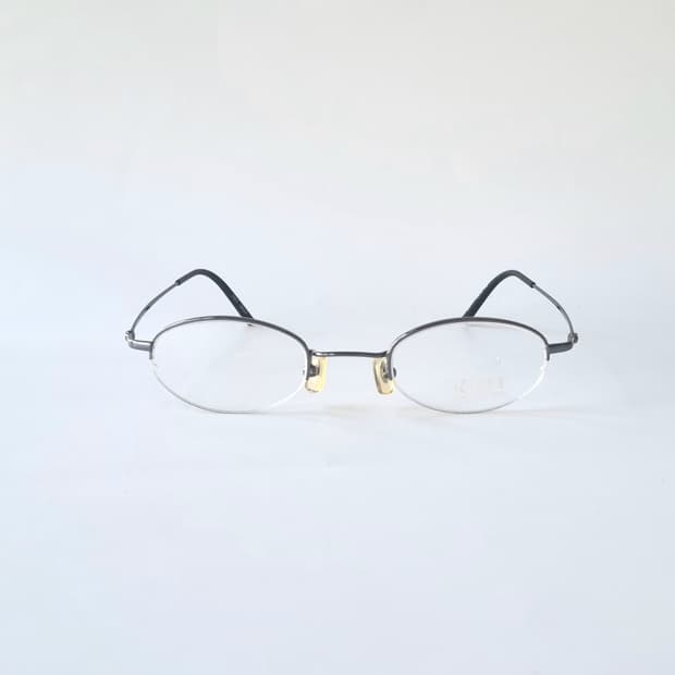 데드스탁 90s 빈티지 반무테 오벌 안경테 782