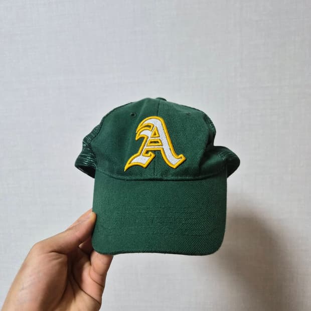 90-00s 오클랜드 로고 빈티지 매쉬 트러커 캡