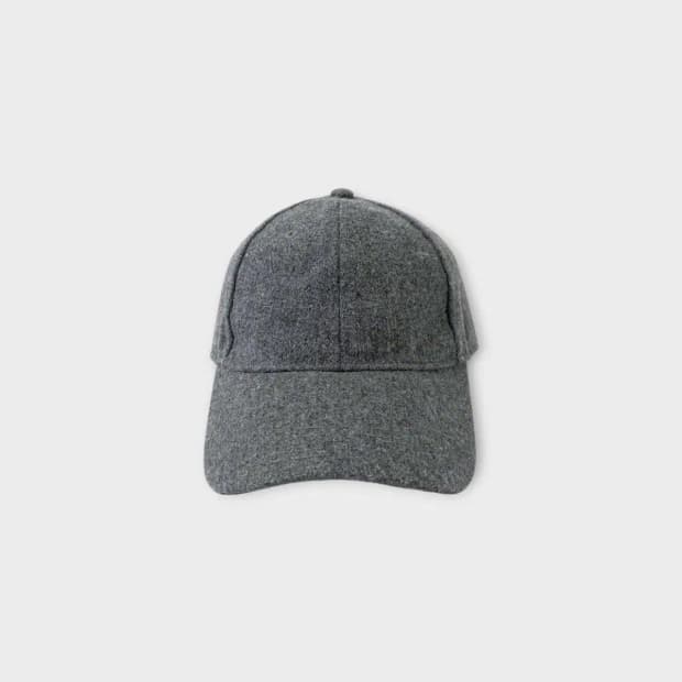 [1346] H&M 가죽스트랩 모직 볼캡