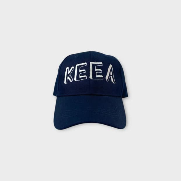 [1442] KEEA 빅 자수 네이비 볼캡