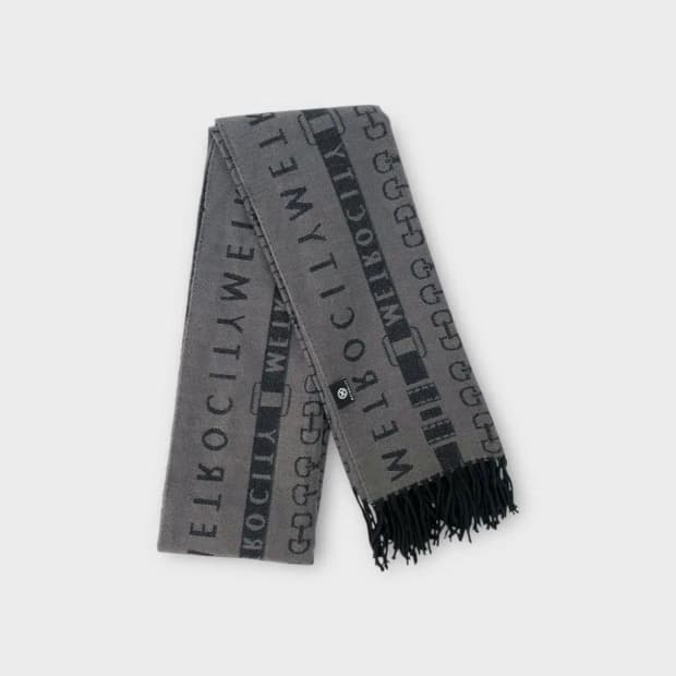 [M16] 메트로시티 시그니처 로고 머플러 겸 숄