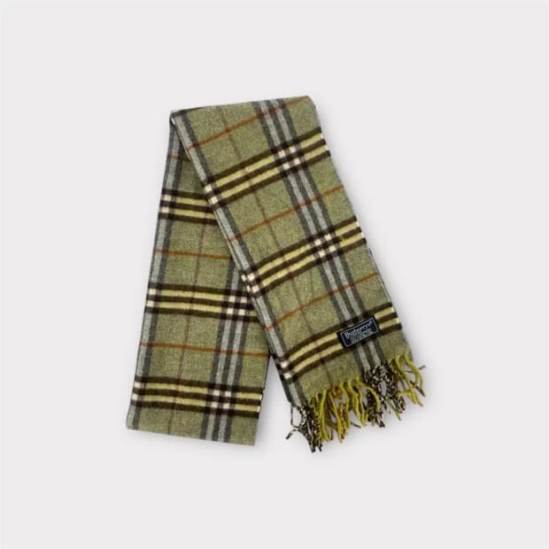 버버리 빈티지 노바 체크 머플러(M67)