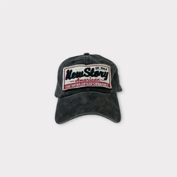 빈티지 패치워크 피그먼트 워싱 볼캡 (1584)