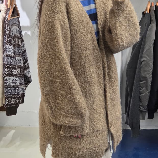 ikka japanese 쉐기독 가디건