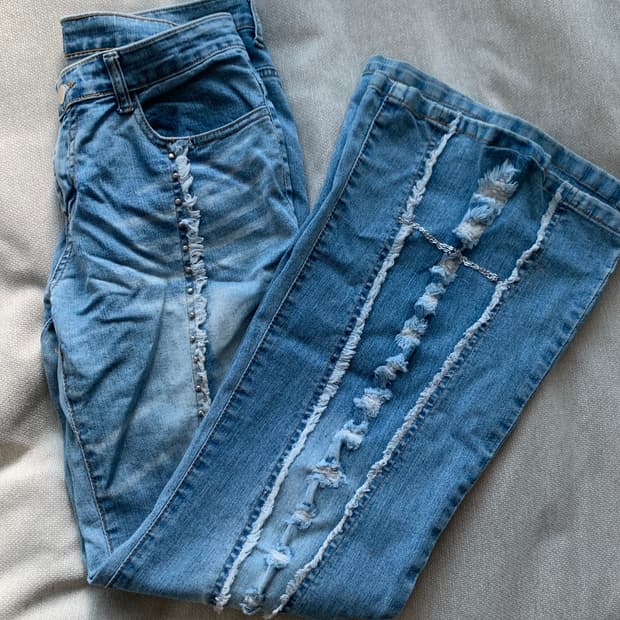 vintage denim pants 