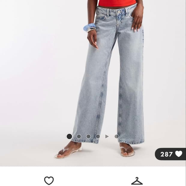 Hollister 울트라 로우라이즈 배기 진(새상품)