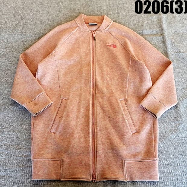 [S/85] 노스페이스 핑크색 여성 롱 집업 자켓 0206(3)