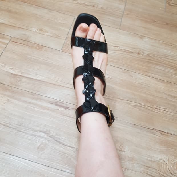 페레가모 정품 하이힐 (새상품 