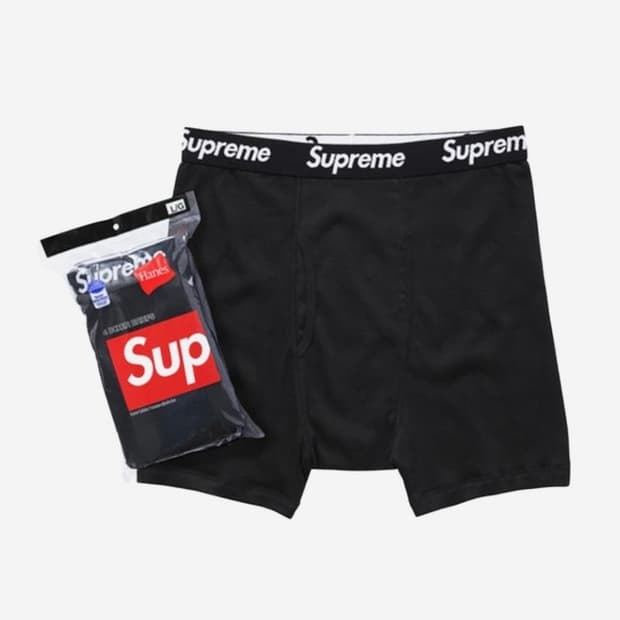 슈프림 블랙 팬티 S