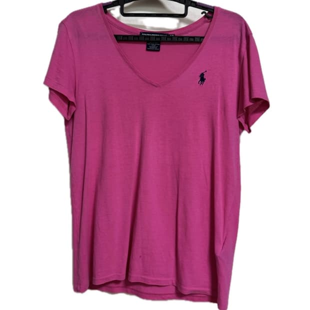 빈티지 폴로 반소매 탑