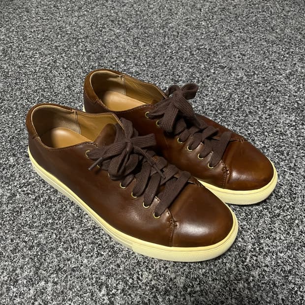 폴로 랄프로렌 가죽 스니커즈 10D