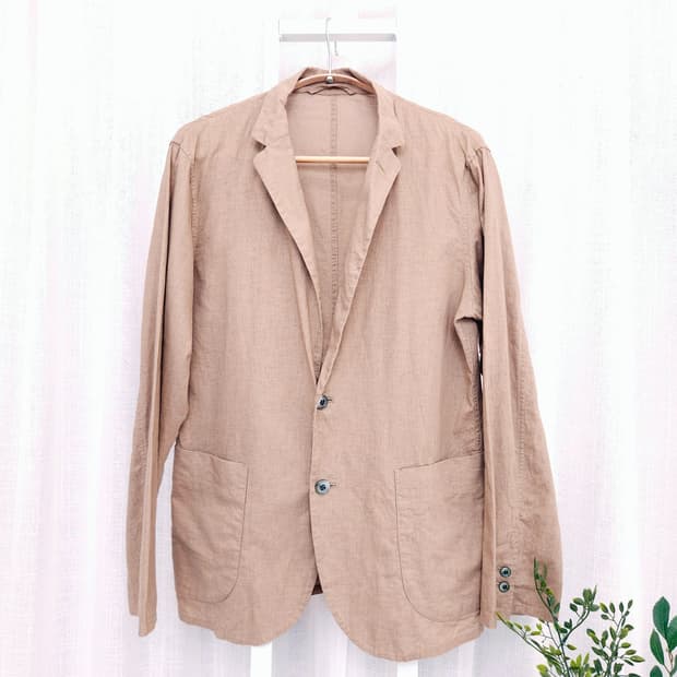 green label relaxing 리넨블렌드 쟈켓