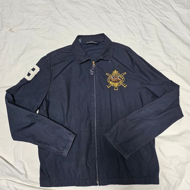 폴로 랄프로렌 바라쿠다 스윙탑 블루종 자켓 M