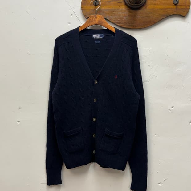 90s Polo by Ralph Lauren Cable-Knit Card